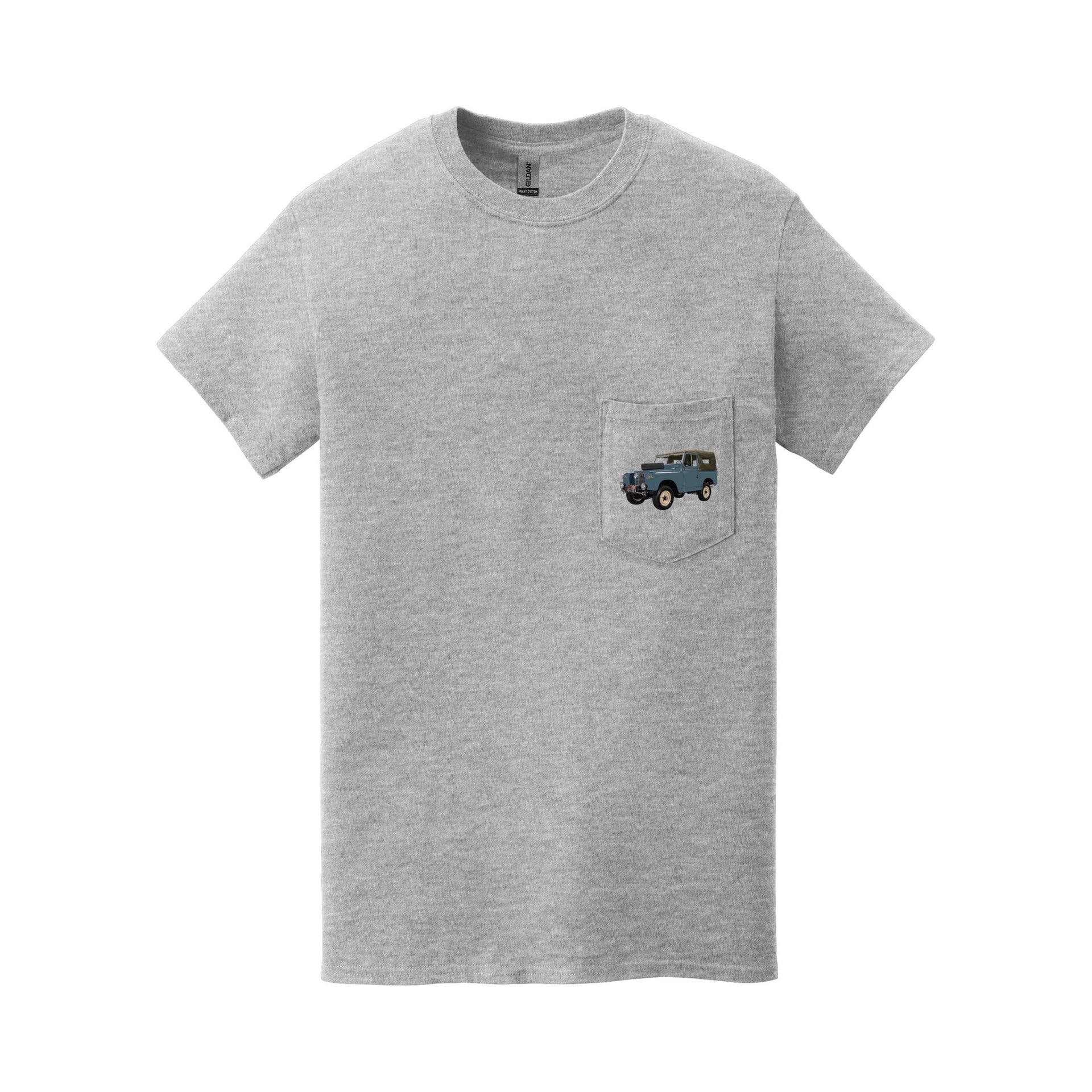 1964 Land Rover Series IIA Pocket T‑Shirt - Cars, Trucks & Cycles - Harvey Ltd