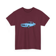 1964 Mustang Skylight Blue T-shirt - Cars, Trucks & Cycles - Harvey Ltd