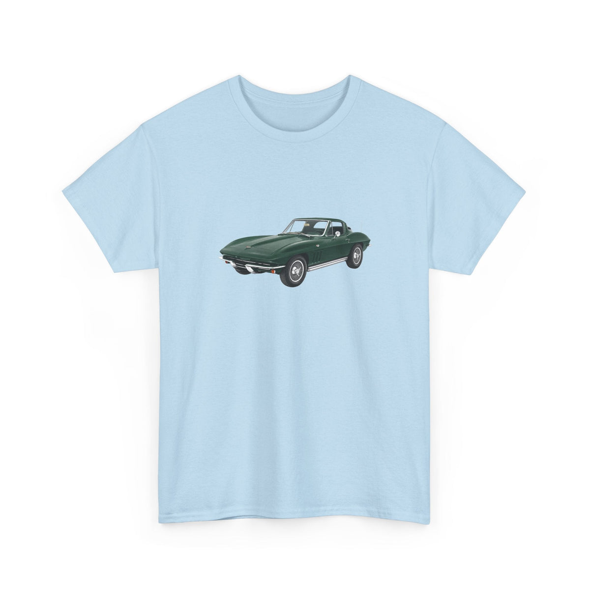 1965 Chevy Corvette Sting Ray Glen Green T-shirt - Cars, Trucks & Cycles - Harvey Ltd