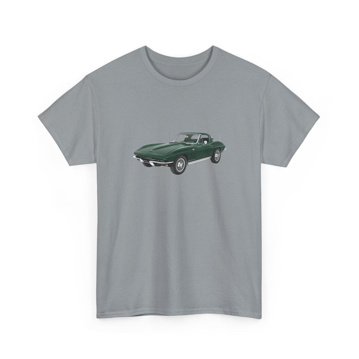 1965 Chevy Corvette Sting Ray Glen Green T-shirt - Cars, Trucks & Cycles - Harvey Ltd
