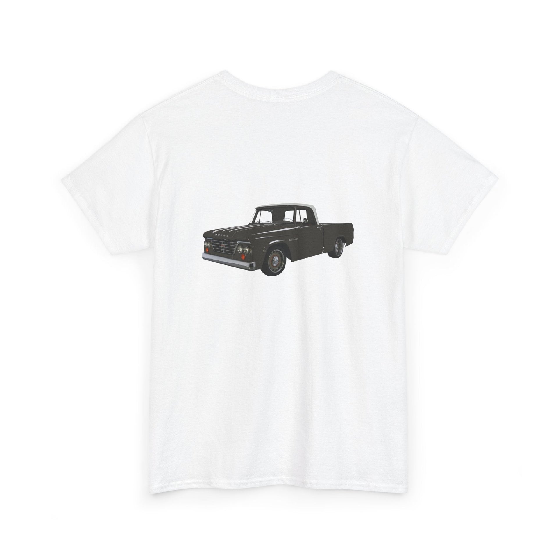 1965 D100 Pickup 2 - sided Print T-Shirt - Cars, Trucks & Cycles - Harvey Ltd