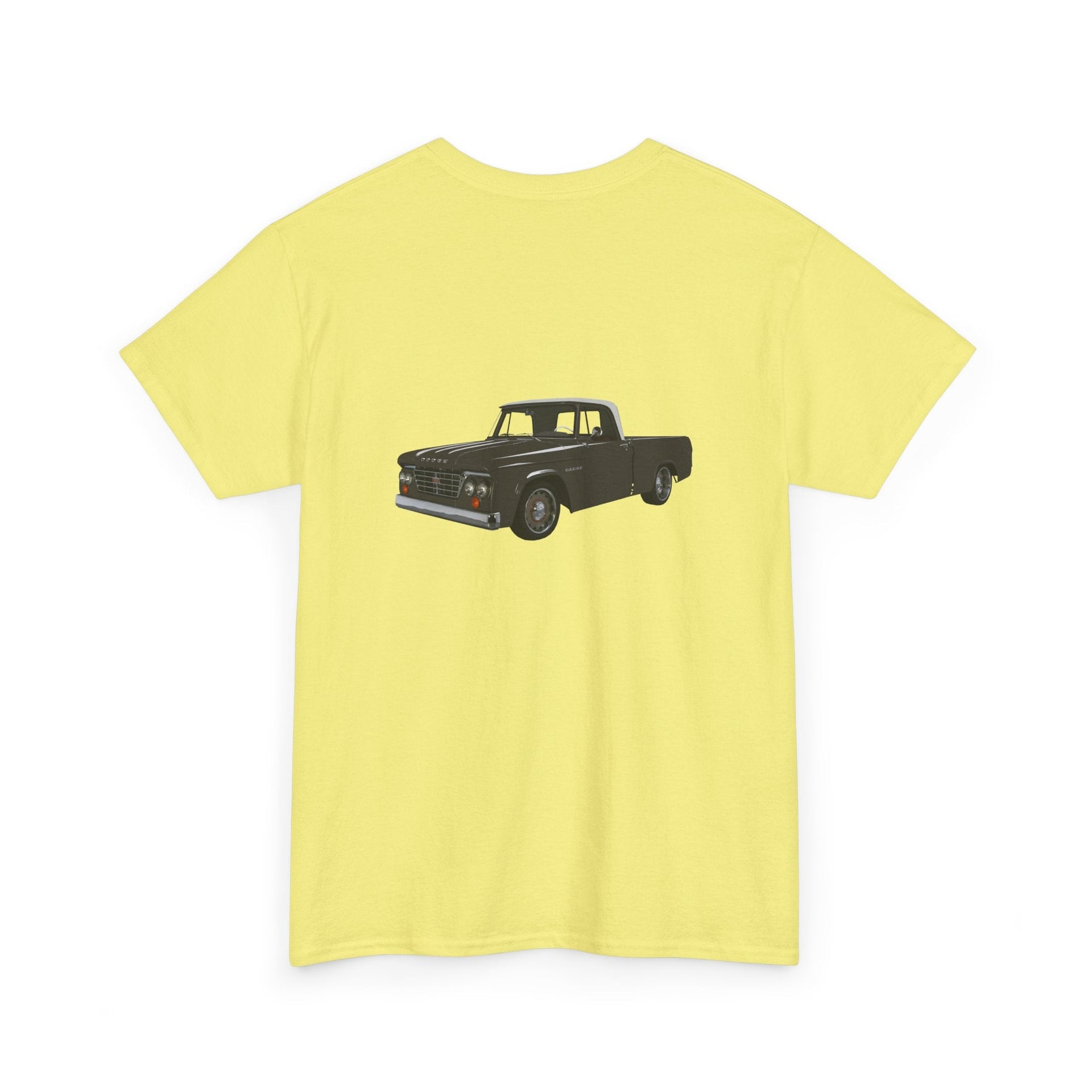 1965 D100 Pickup 2 - sided Print T-Shirt - Cars, Trucks & Cycles - Harvey Ltd