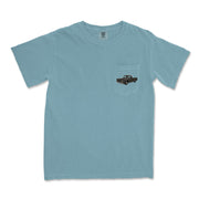 1965 D100 Pickup Garment - Dyed Pocket T-Shirt - Cars, Trucks & Cycles - Harvey Ltd