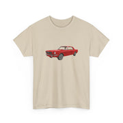 1965 Ford Mustang Rangoon Red T-shirt - Cars, Trucks & Cycles - Harvey Ltd