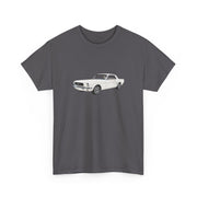 1965 Ford Mustang Wimbledon White T-shirt - Cars, Trucks & Cycles - Harvey Ltd