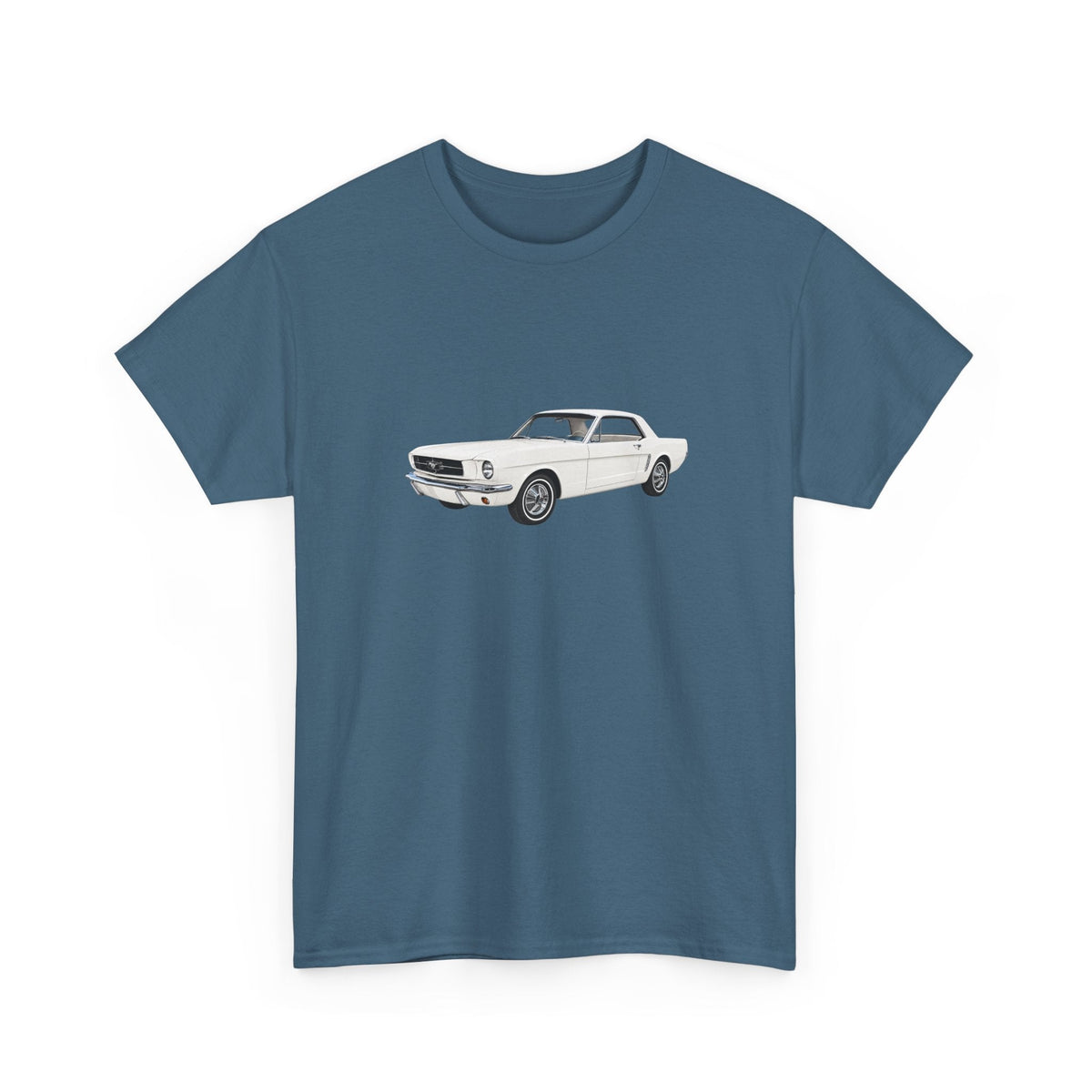 1965 Ford Mustang Wimbledon White T-shirt - Cars, Trucks & Cycles - Harvey Ltd