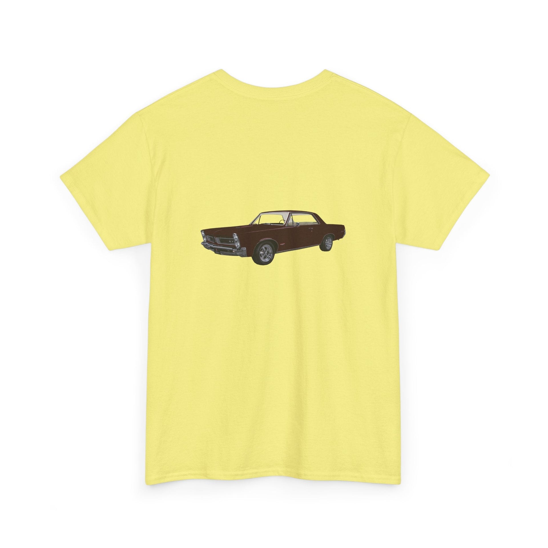 1965 Pontiac GTO 2 - sided Print T-shirt - Cars, Trucks & Cycles - Harvey Ltd