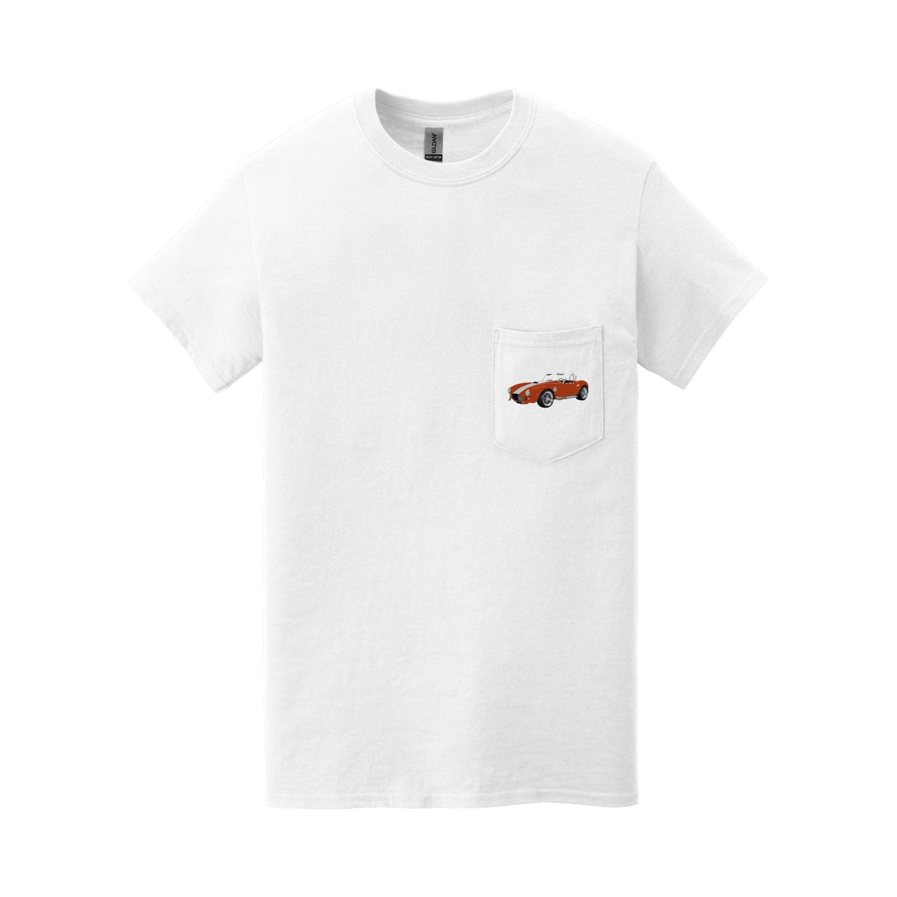 1965 Shelby Cobra 427 Pocket T-shirt - Cars, Trucks & Cycles - Harvey Ltd