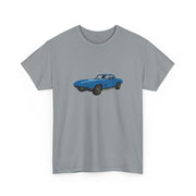 1966 Chevy Corvette Nassau Blue T-shirt - Cars, Trucks & Cycles - Harvey Ltd