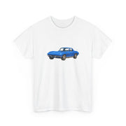 1966 Chevy Corvette Sting Ray Nassau Blue T-shirt - Cars, Trucks & Cycles - Harvey Ltd