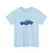 1966 Chevy Corvette Sting Ray Nassau Blue T-shirt - Cars, Trucks & Cycles - Harvey Ltd