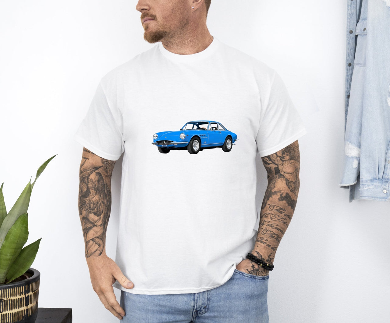 1966 Ferrari 330 GTC T-shirt - Cars, Trucks & Cycles - Harvey Ltd