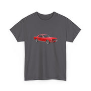 1966 Ford Mustang Candyapple Red T-shirt - Cars, Trucks & Cycles - Harvey Ltd