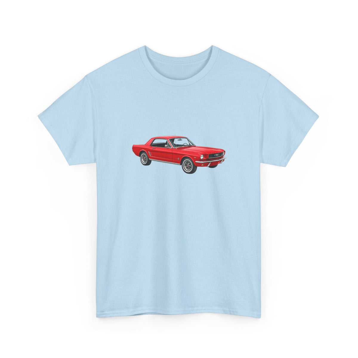 1966 Ford Mustang Candyapple Red T-shirt - Cars, Trucks & Cycles - Harvey Ltd