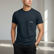 1966 Ford Mustang Pocket T-shirt - Cars, Trucks & Cycles - Harvey Ltd