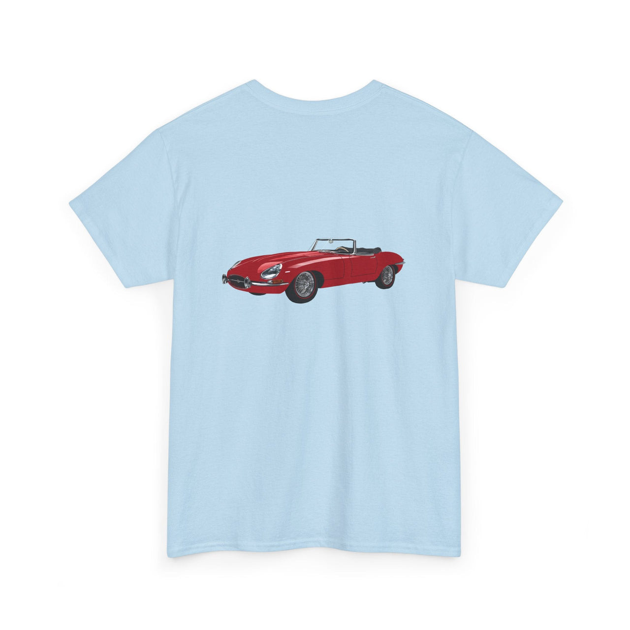 1966 Jaguar E - Type 2 - sided Print T-shirt - Cars, Trucks & Cycles - Harvey Ltd