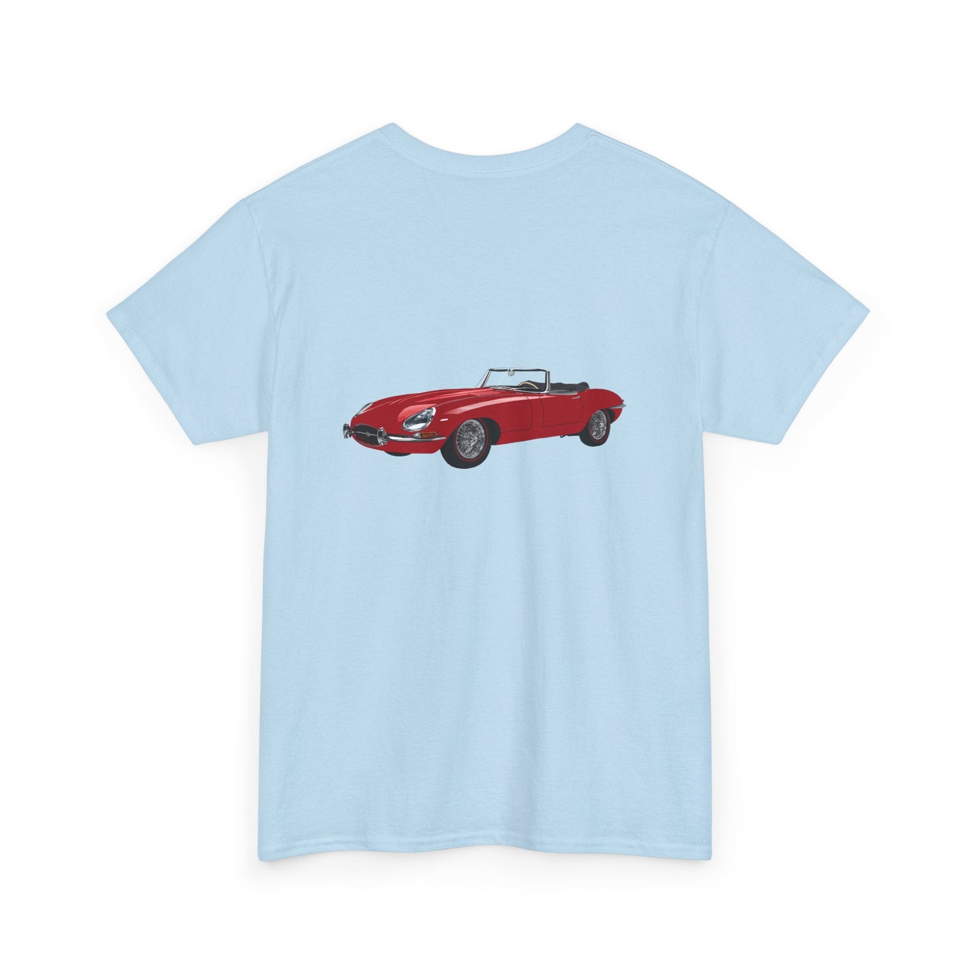 1966 Jaguar E - Type 2 - sided Print T-shirt - Cars, Trucks & Cycles - Harvey Ltd
