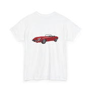 1966 Jaguar E - Type 2 - sided Print T-shirt - Cars, Trucks & Cycles - Harvey Ltd