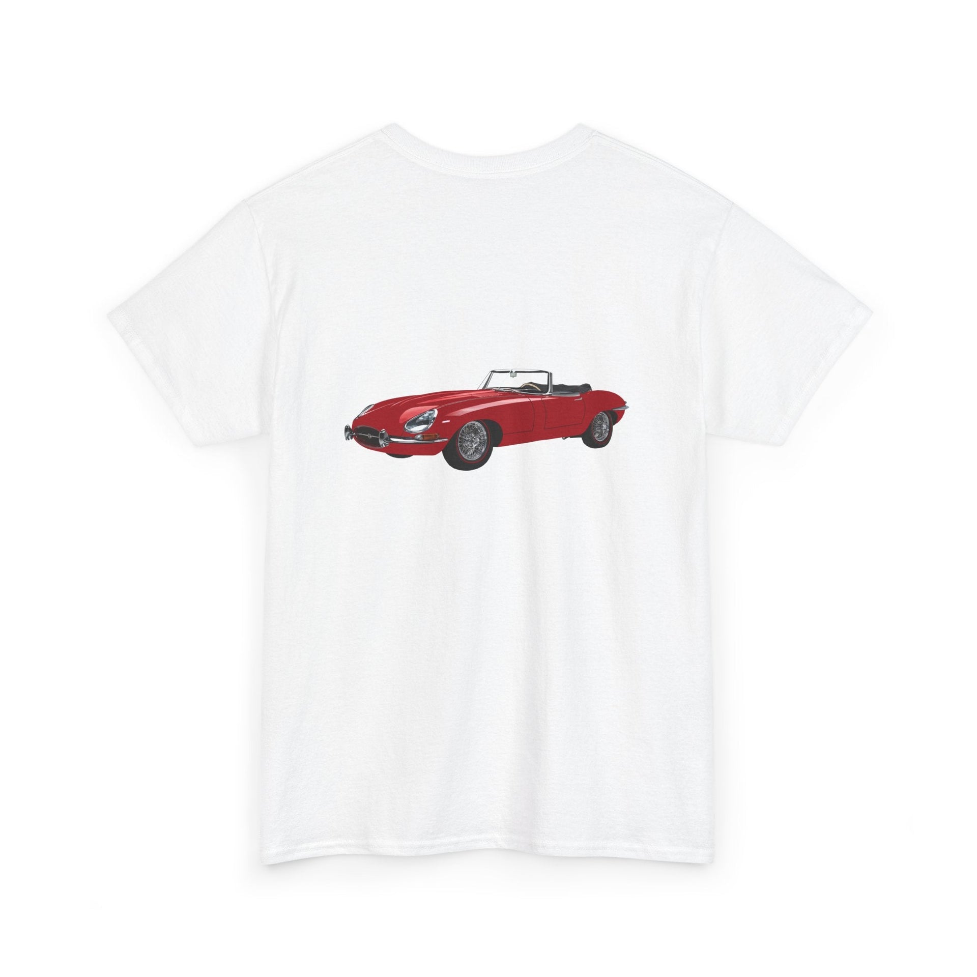 1966 Jaguar E - Type 2 - sided Print T-shirt - Cars, Trucks & Cycles - Harvey Ltd
