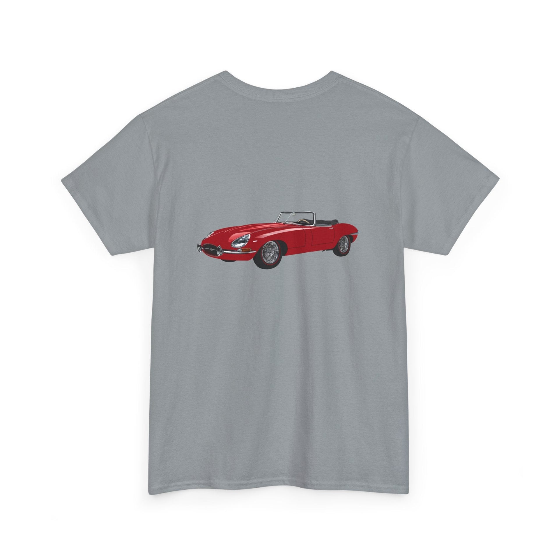 1966 Jaguar E - Type 2 - sided Print T-shirt - Cars, Trucks & Cycles - Harvey Ltd