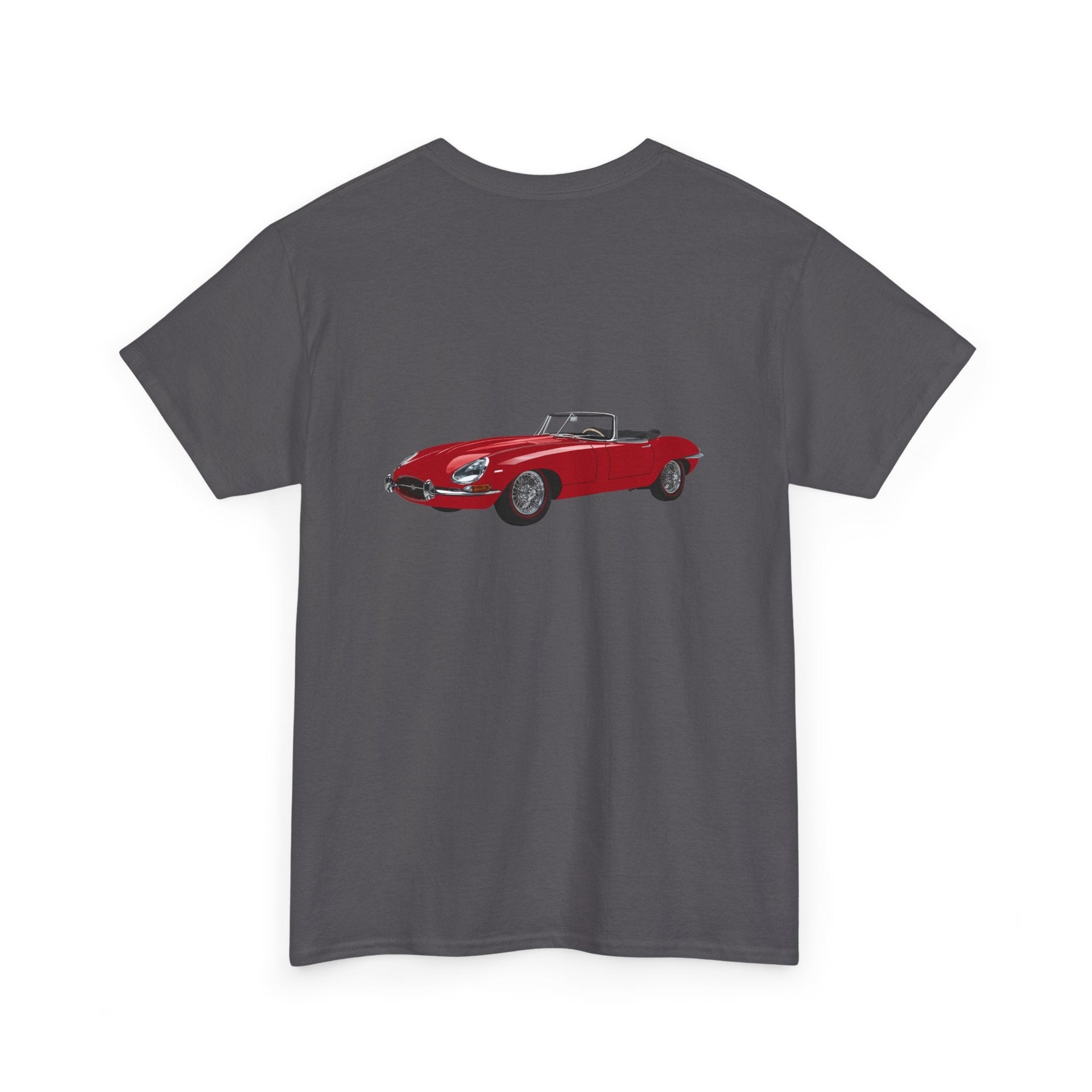 1966 Jaguar E - Type 2 - sided Print T-shirt - Cars, Trucks & Cycles - Harvey Ltd