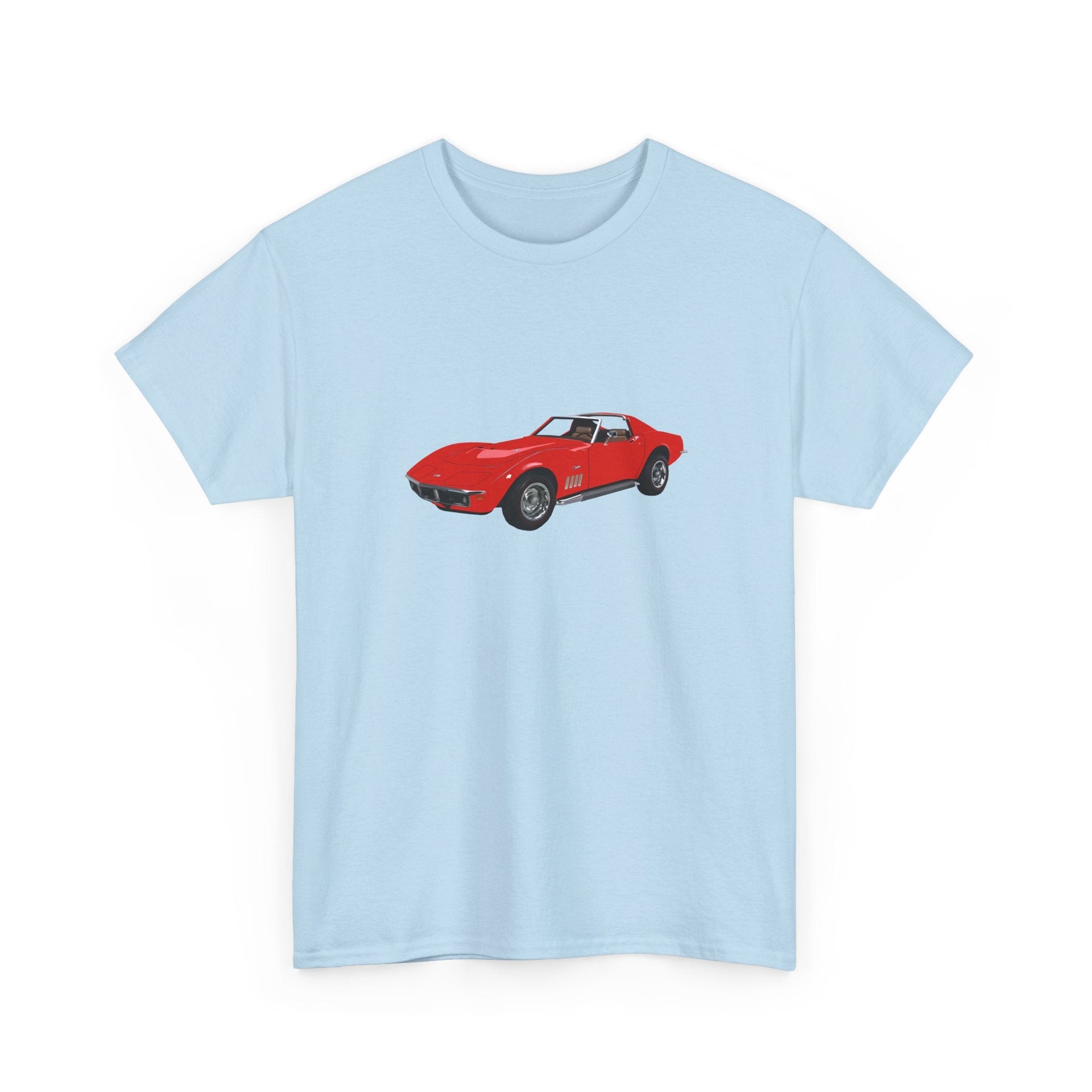 1969 Chevy Corvette Monza Red T-Shirt - Cars, Trucks & Cycles - Harvey Ltd