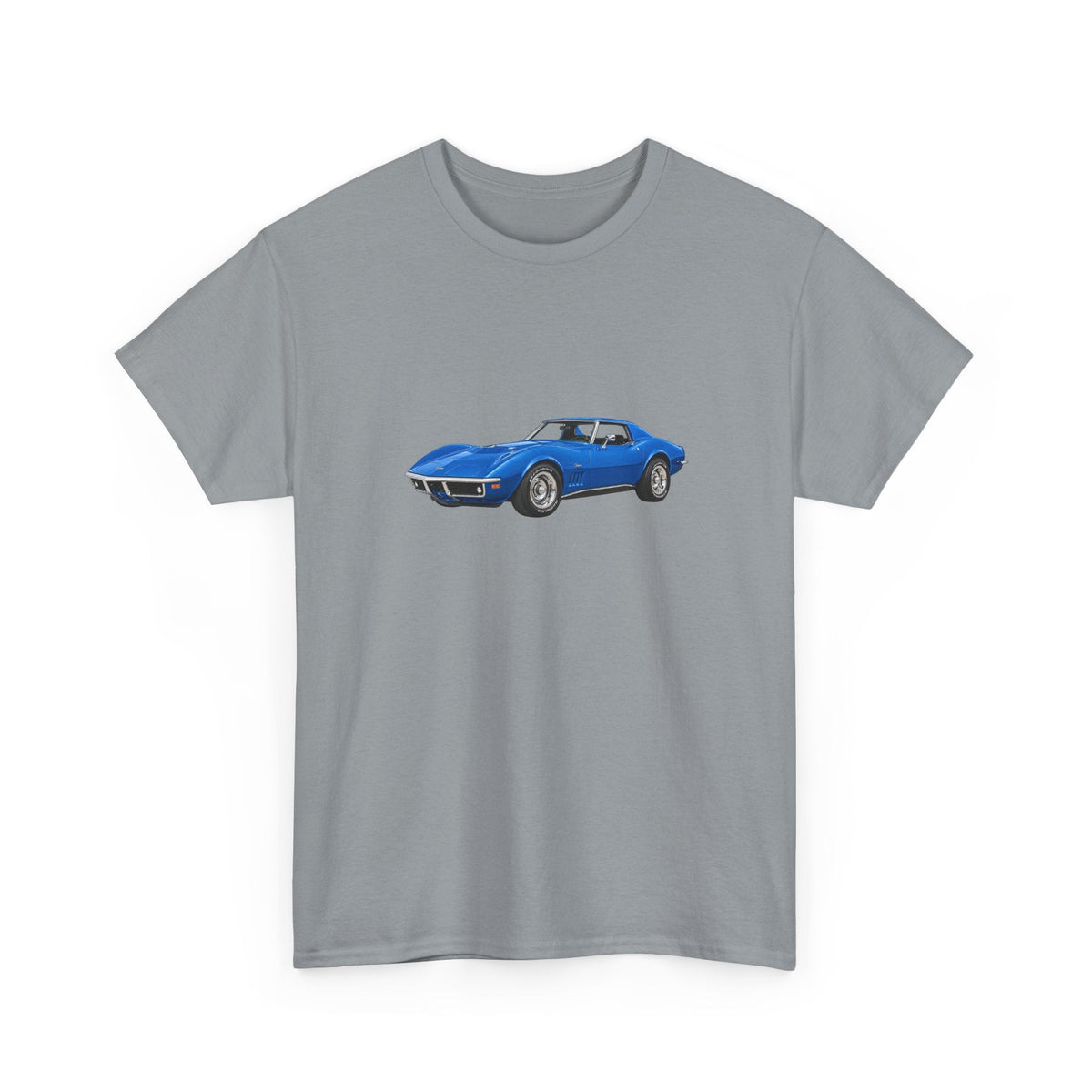 1969 Chevy Corvette Stingray LeMans Blue T-Shirt - Cars, Trucks & Cycles - Harvey Ltd