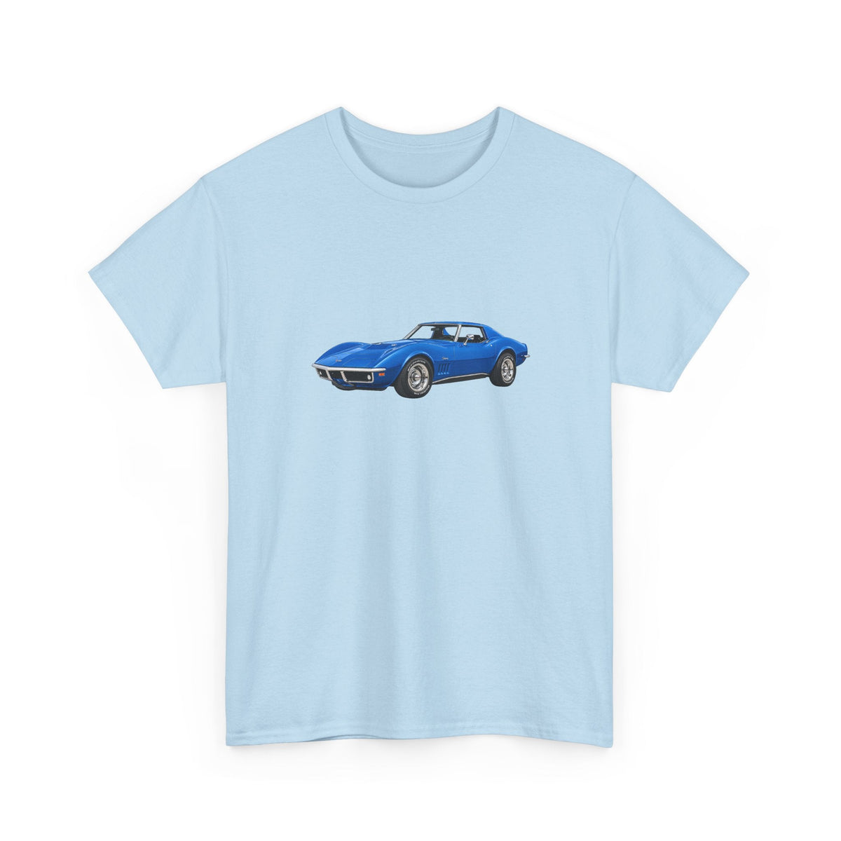 1969 Chevy Corvette Stingray LeMans Blue T-Shirt - Cars, Trucks & Cycles - Harvey Ltd