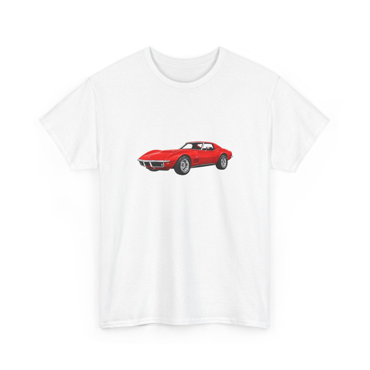 1969 Chevy Corvette Stingray Monza Red T-Shirt - Cars, Trucks & Cycles - Harvey Ltd