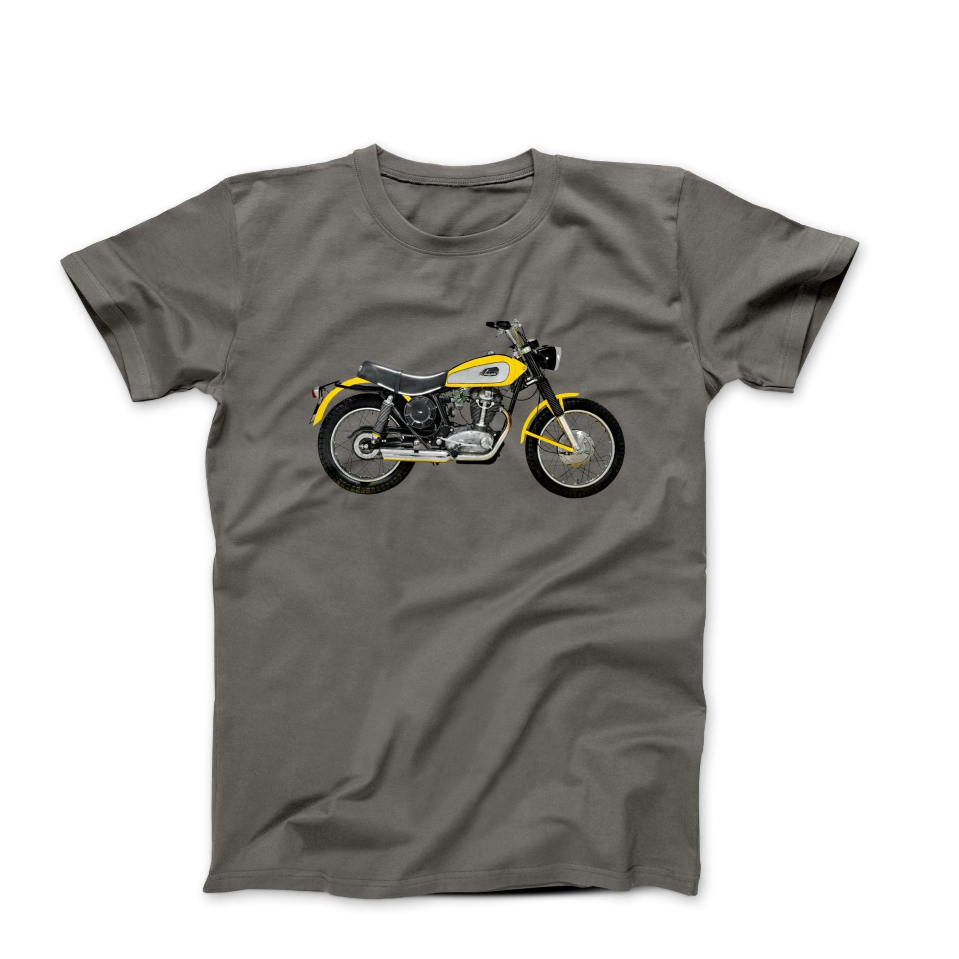 1969 Ducati Scrambler 450 Motorcycle T-shirt - Cars, Trucks & Cycles - Harvey Ltd
