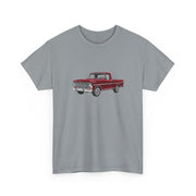 1969 Ford F-100 Royal Maroon Pickup T-shirt - Cars, Trucks & Cycles - Harvey Ltd