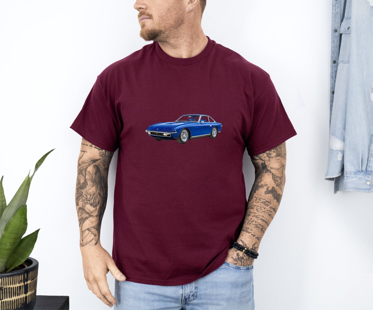 1969 Lamborghini Islero S Touring Car T-shirt - Cars, Trucks & Cycles - Harvey Ltd