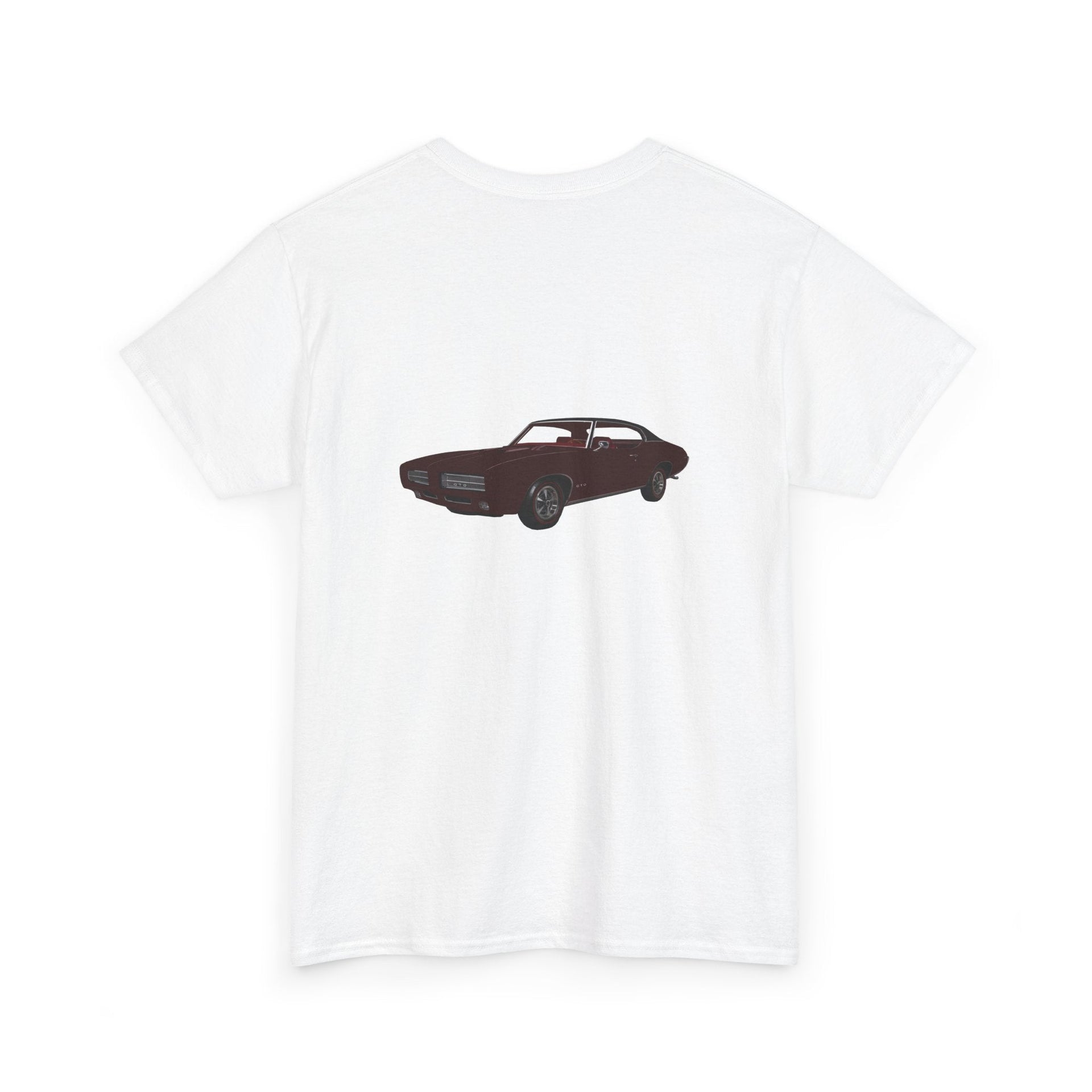 1969 Pontiac GTO 2 - sided Print T-shirt - Cars, Trucks & Cycles - Harvey Ltd