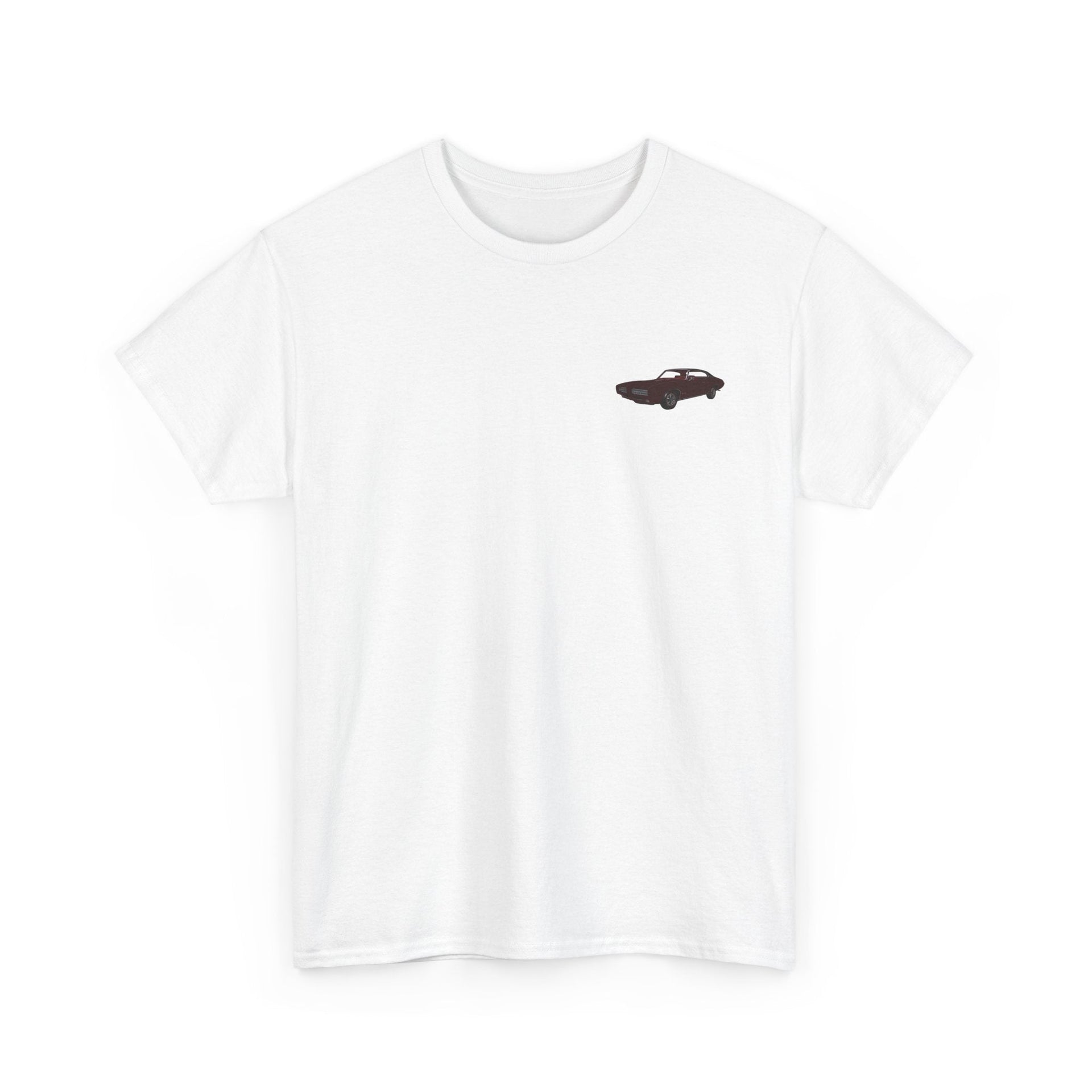 1969 Pontiac GTO 2 - sided Print T-shirt - Cars, Trucks & Cycles - Harvey Ltd