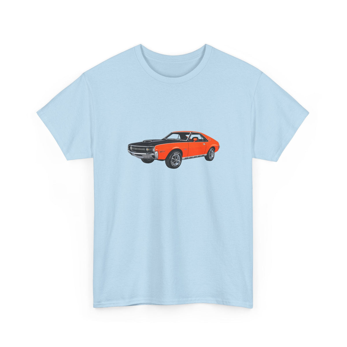 1970 AMC AMX Big Bad Orange T-shirt - Cars, Trucks & Cycles - Harvey Ltd