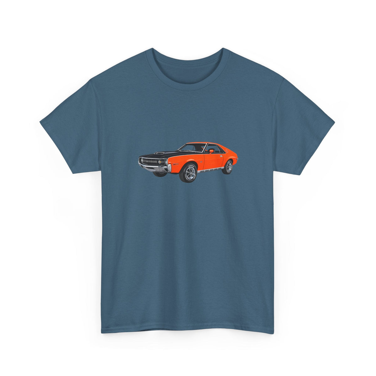1970 AMC AMX Big Bad Orange T-shirt - Cars, Trucks & Cycles - Harvey Ltd