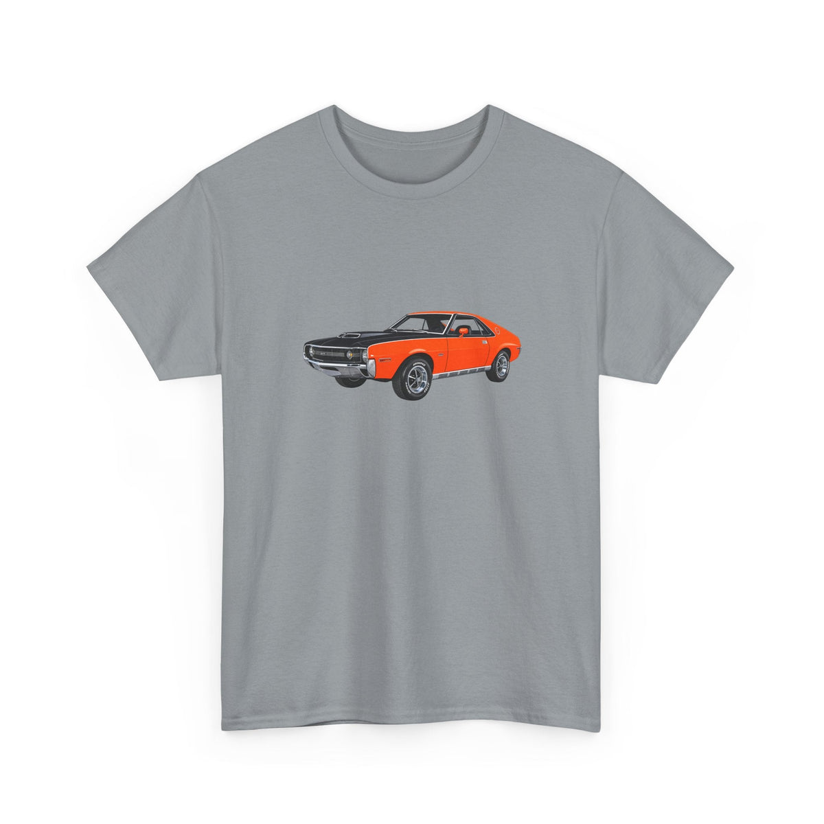1970 AMC AMX Big Bad Orange T-shirt - Cars, Trucks & Cycles - Harvey Ltd