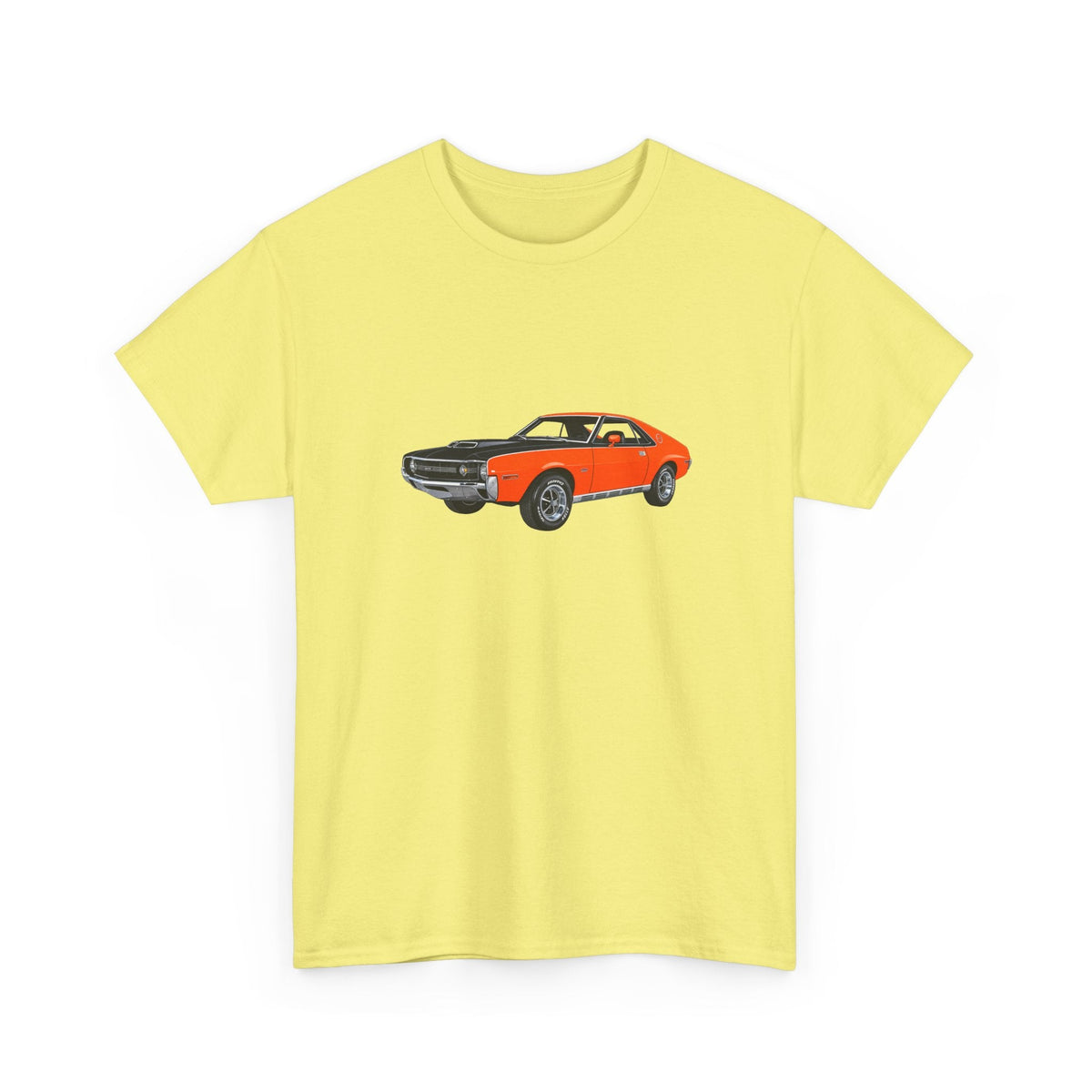 1970 AMC AMX Big Bad Orange T-shirt - Cars, Trucks & Cycles - Harvey Ltd