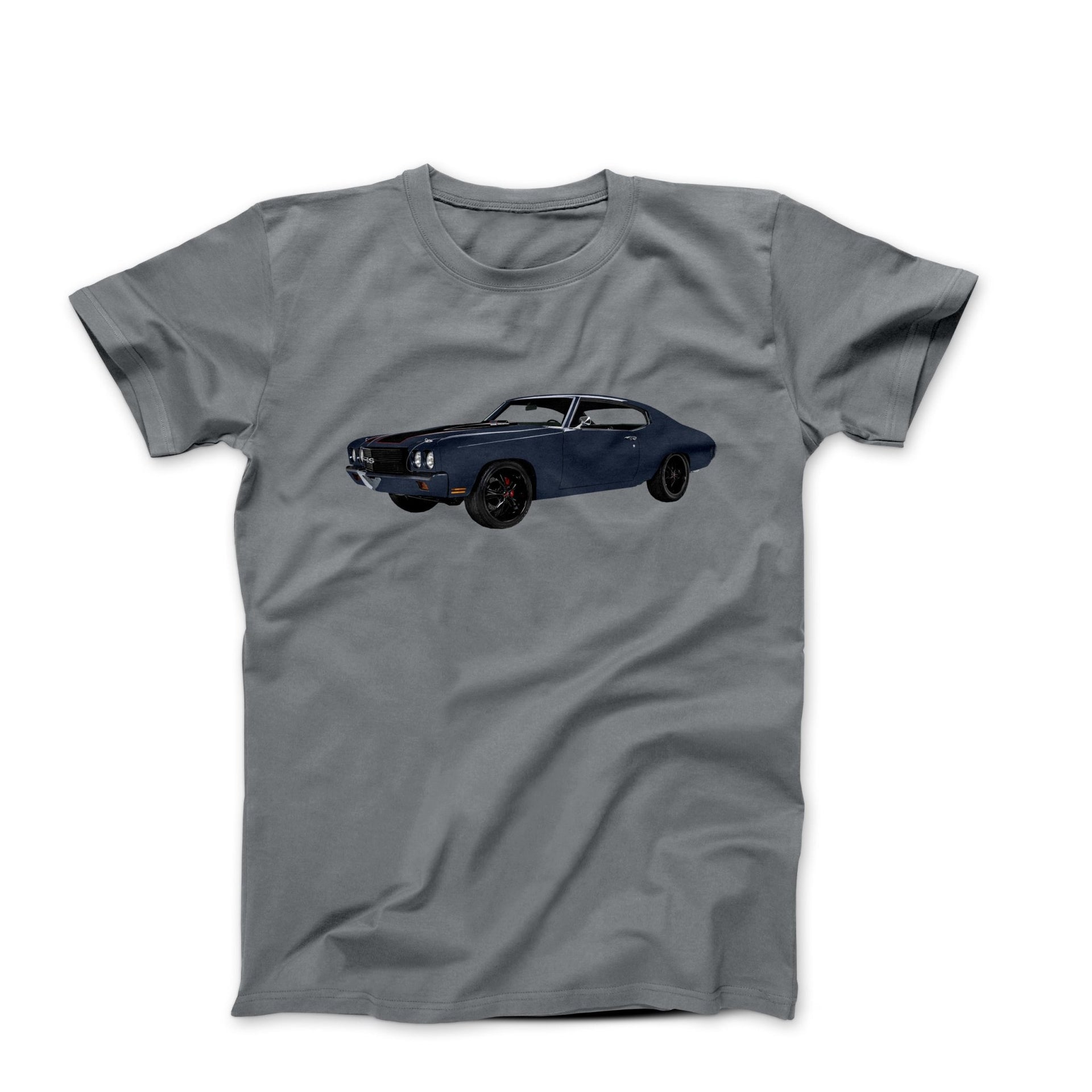 1970 Chevy Chevelle SS Cowl - Induction T-shirt - Cars, Trucks & Cycles - Harvey Ltd