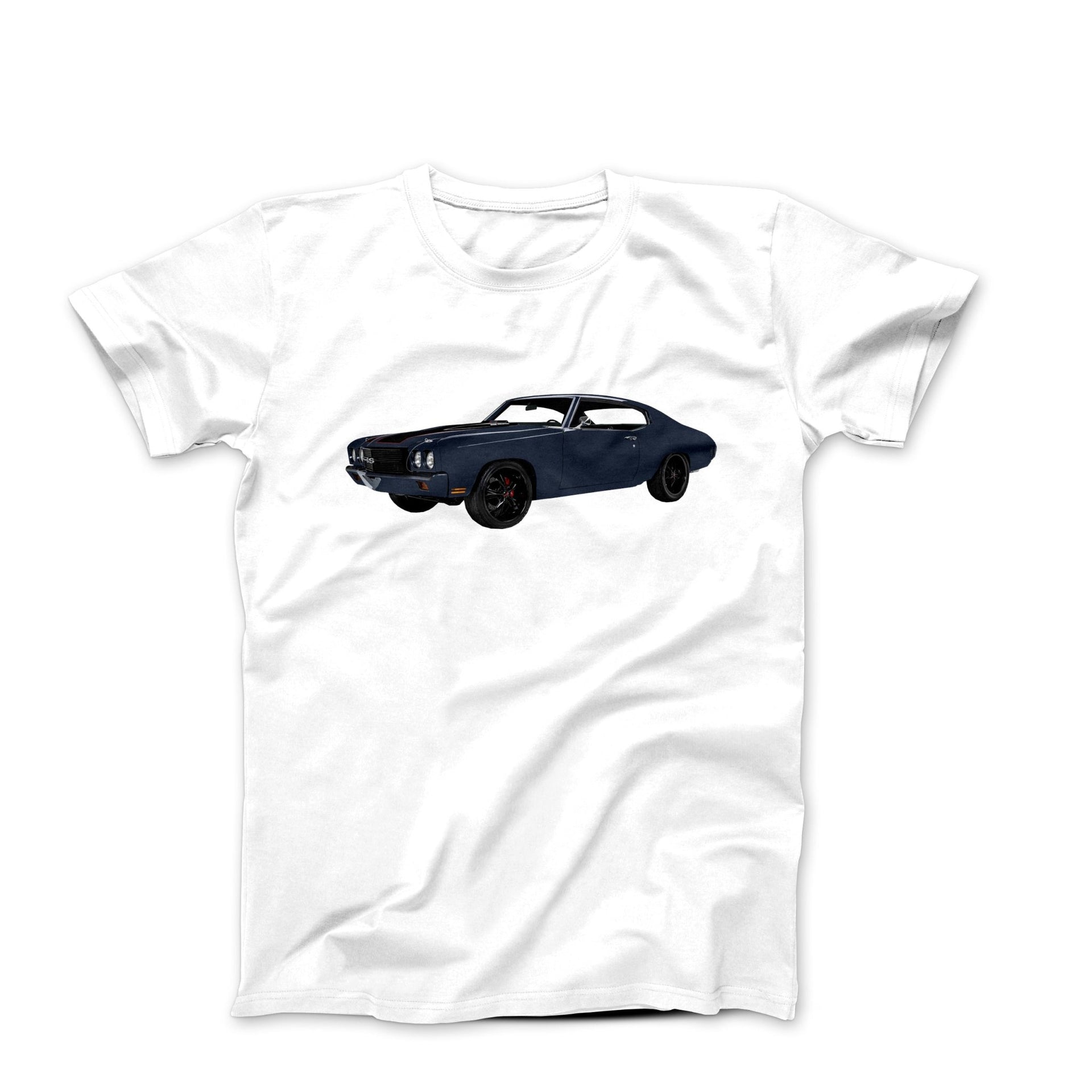 1970 Chevy Chevelle SS Cowl - Induction T-shirt - Cars, Trucks & Cycles - Harvey Ltd