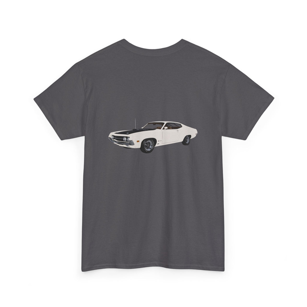 1970 Ford Torino Cobra 2 - sided Print T-shirt - Cars, Trucks & Cycles - Harvey Ltd