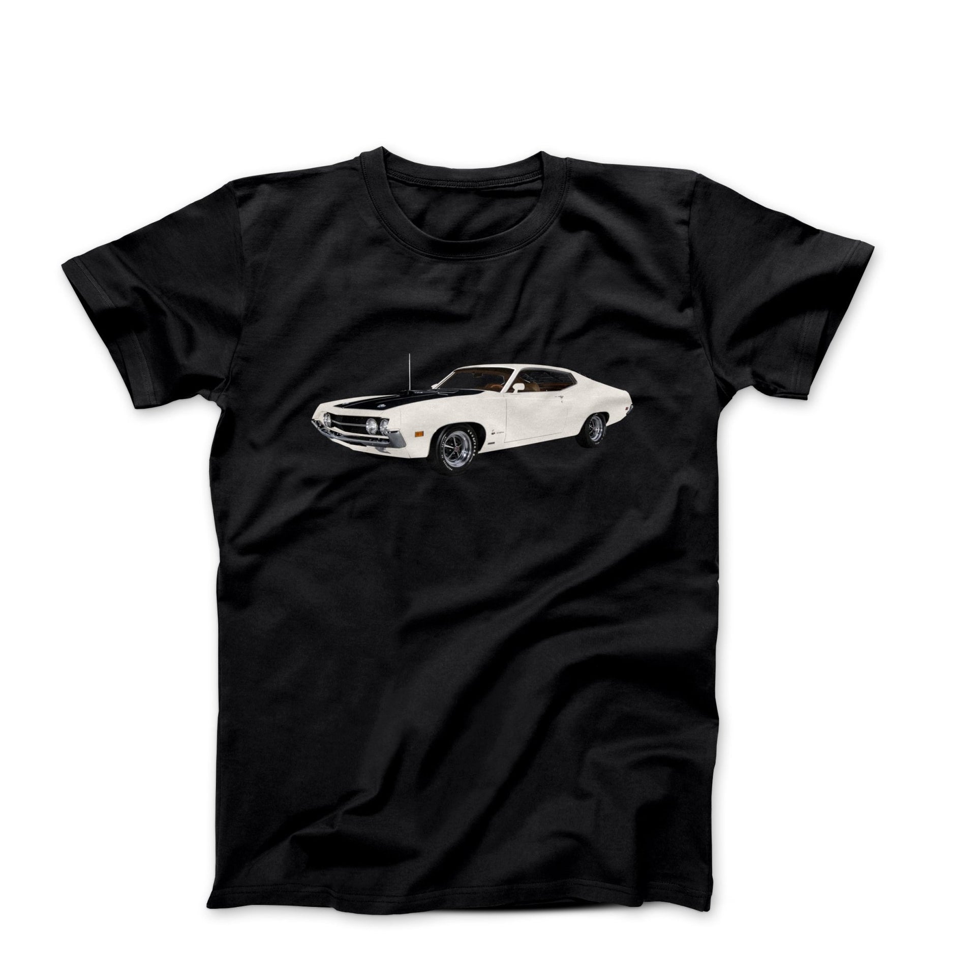 1970 Ford Torino Cobra T-shirt - Cars, Trucks & Cycles - Harvey Ltd