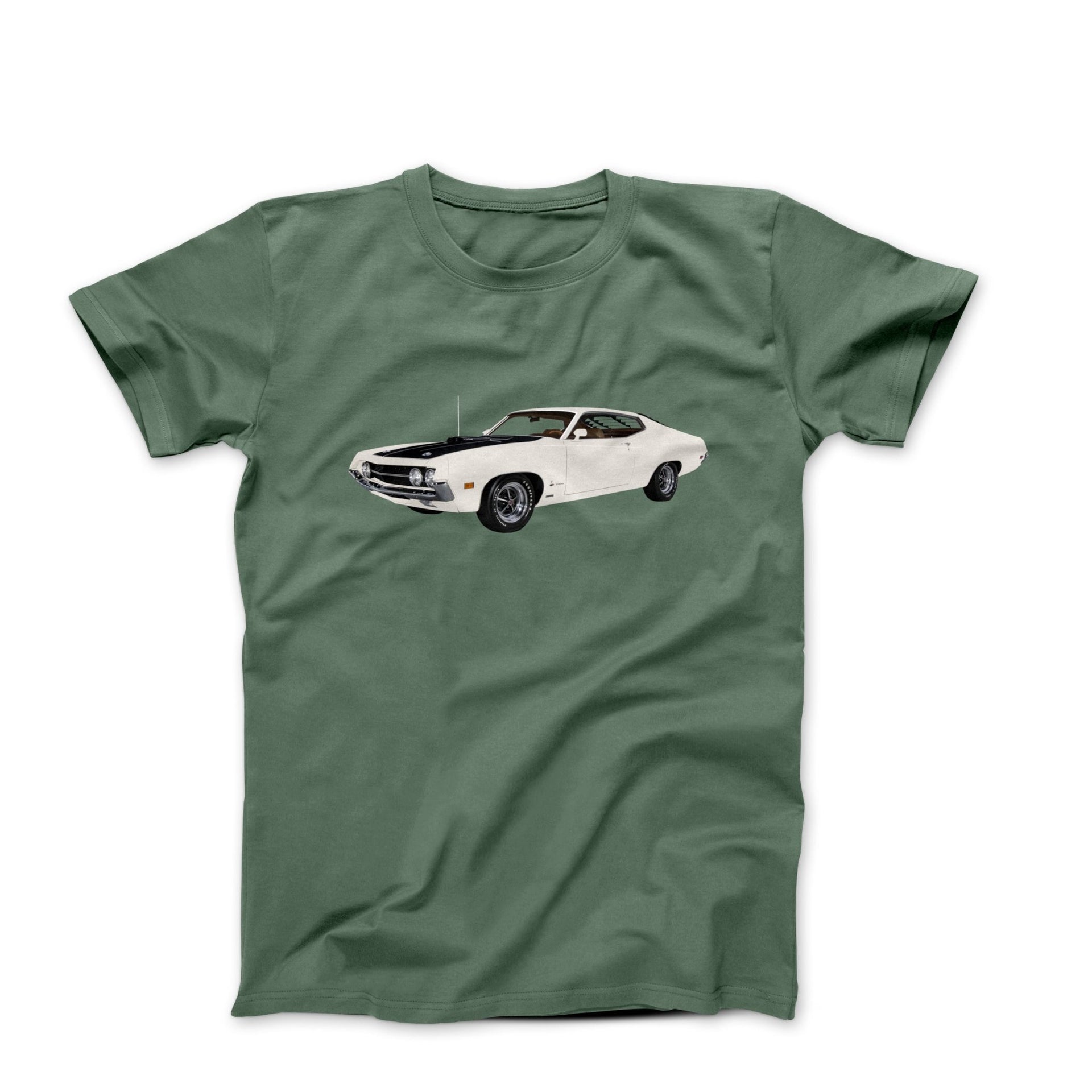 1970 Ford Torino Cobra T-shirt - Cars, Trucks & Cycles - Harvey Ltd