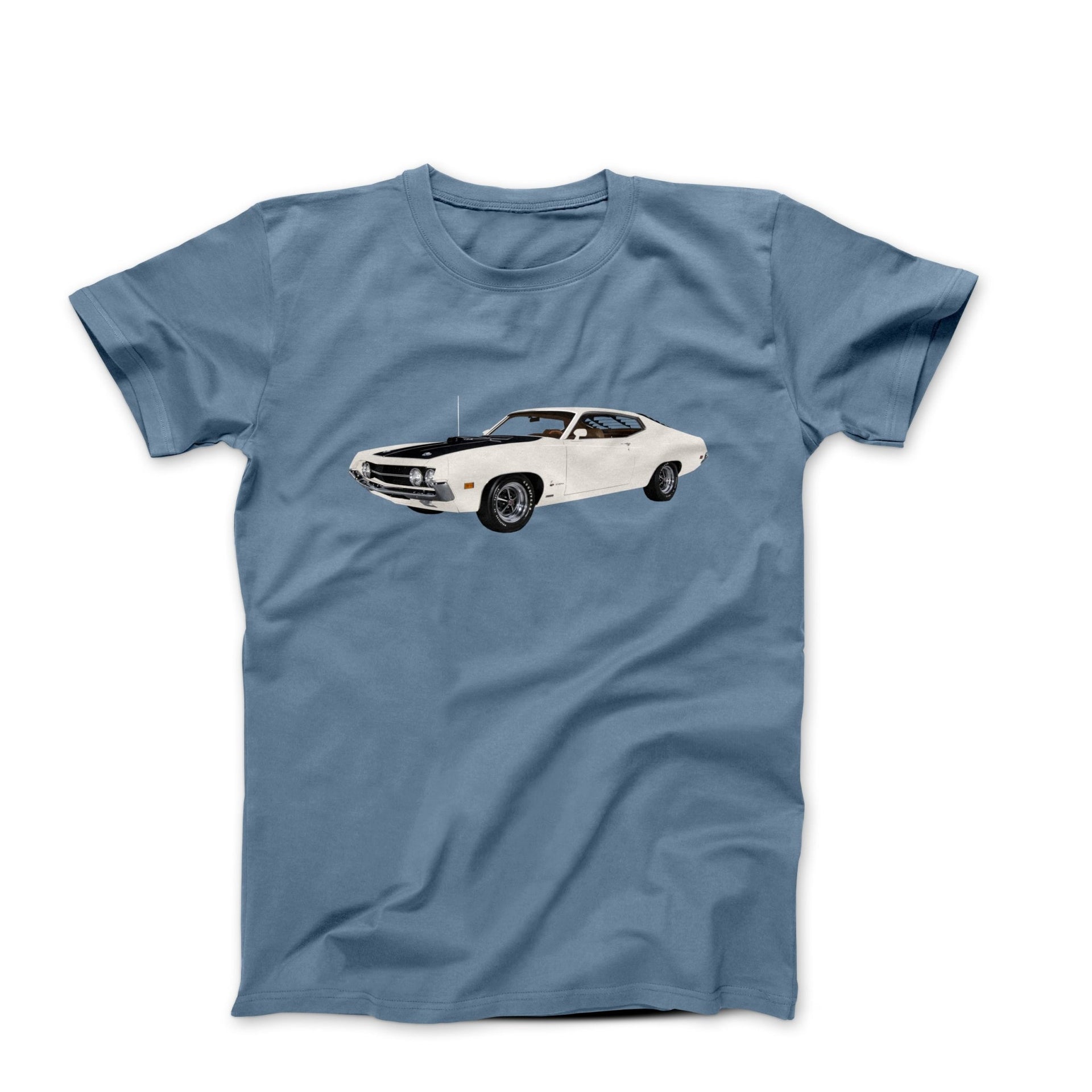 1970 Ford Torino Cobra T-shirt - Cars, Trucks & Cycles - Harvey Ltd