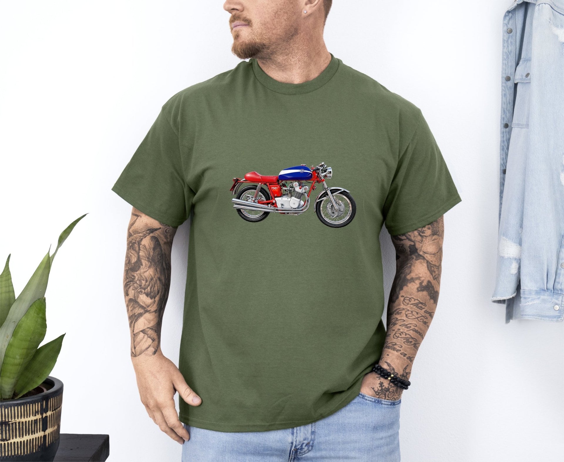 1970 MV Augusta 750S Motorcycle T-shirt - Cars, Trucks & Cycles - Harvey Ltd