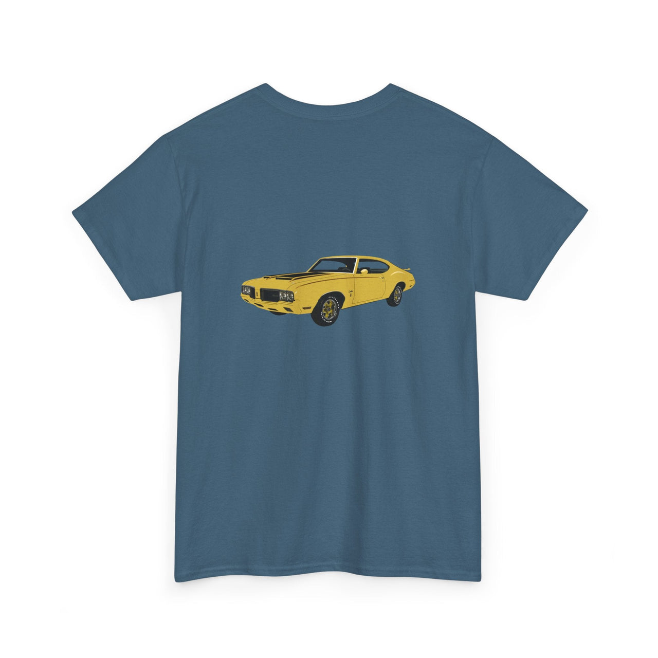 1970 Oldsmobile Rallye 350 2 - sided Print T-shirt - Cars, Trucks & Cycles - Harvey Ltd