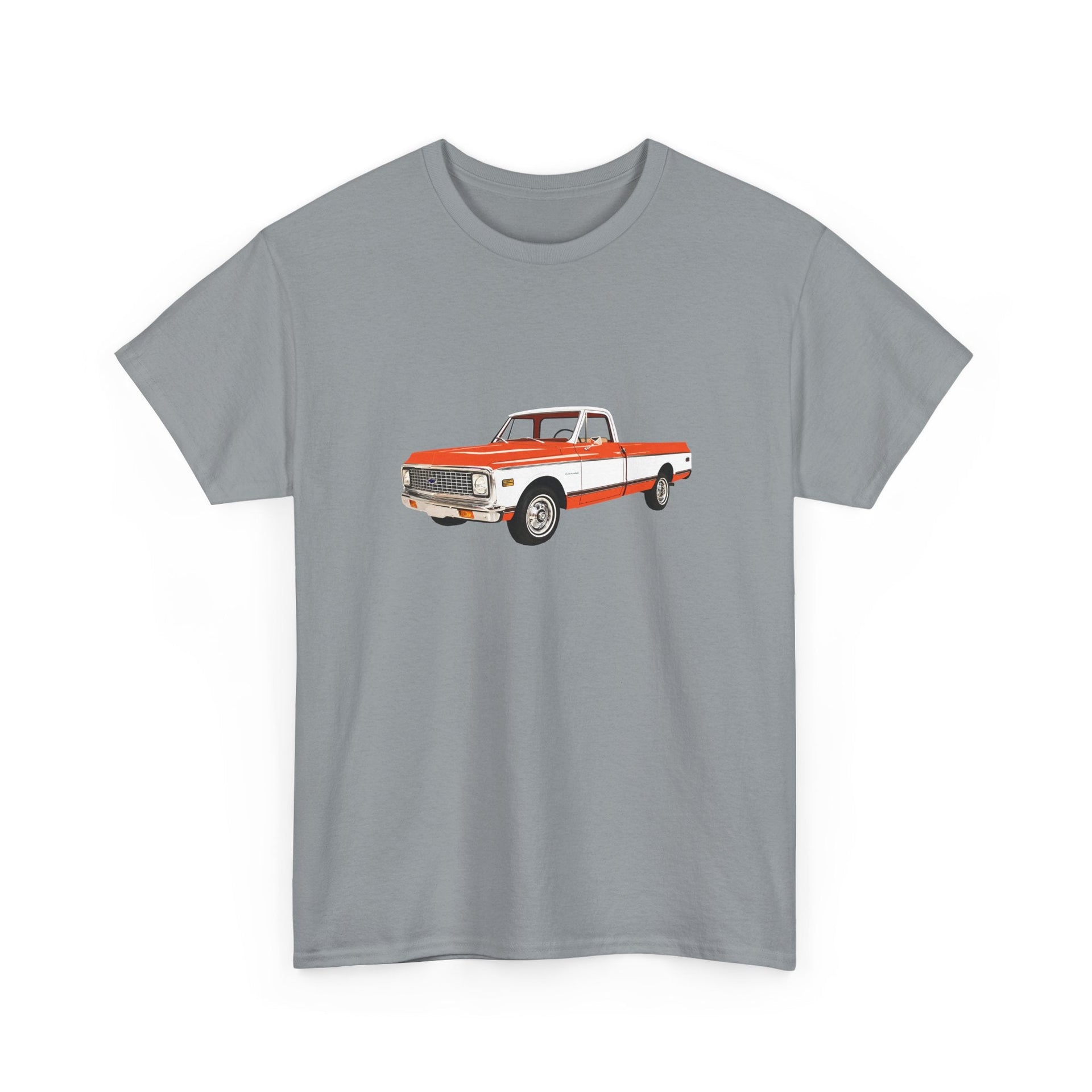 1971 Chevy C10 Cheyenne Pickup T-shirt - Cars, Trucks & Cycles - Harvey Ltd
