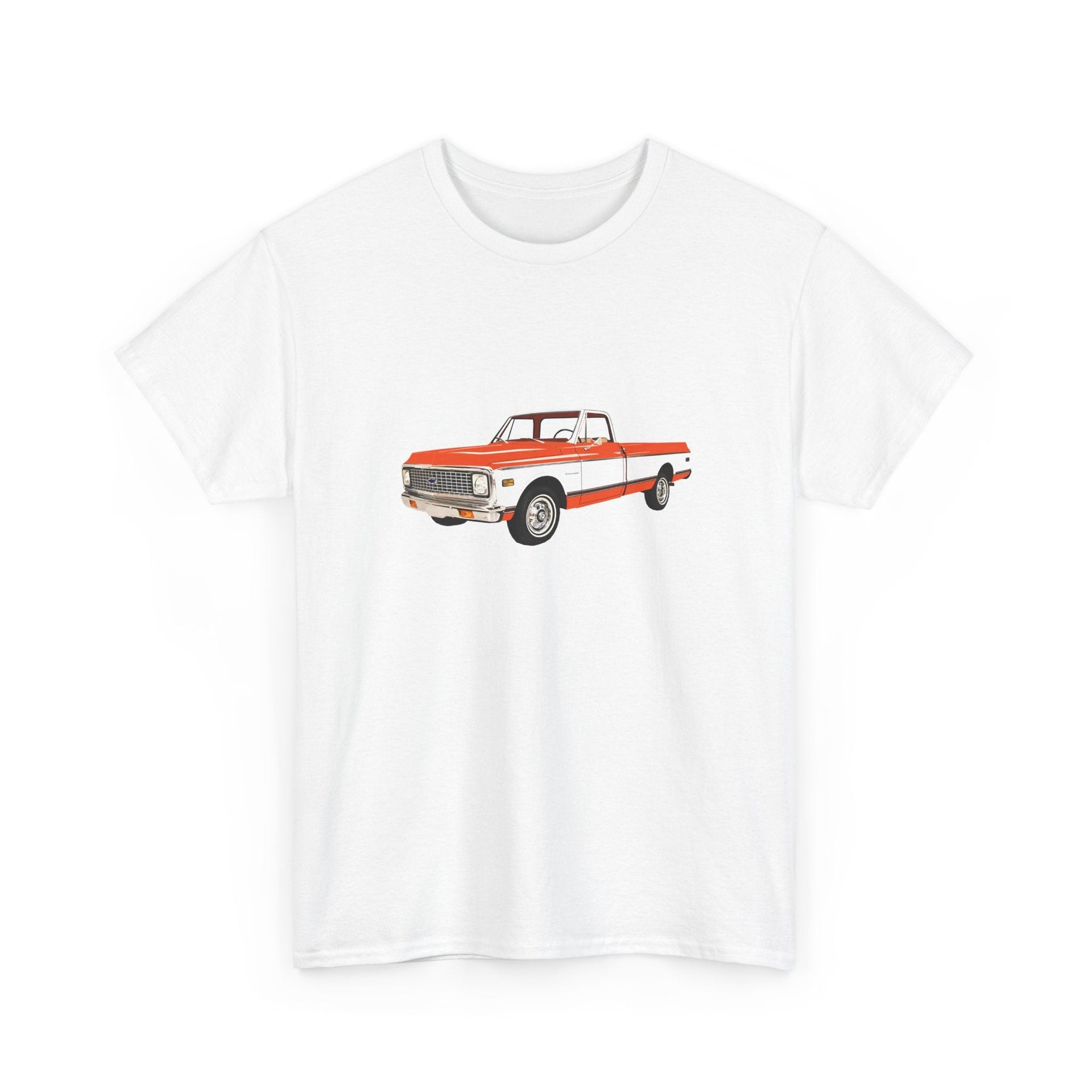 1971 Chevy C10 Cheyenne Pickup T-shirt - Cars, Trucks & Cycles - Harvey Ltd