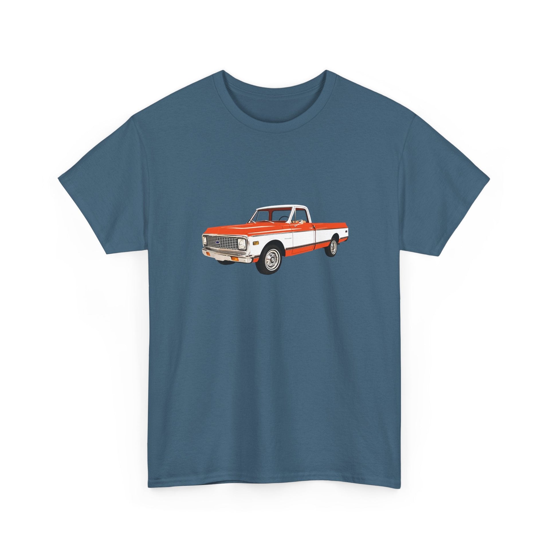 1971 Chevy C10 Cheyenne Pickup T-shirt - Cars, Trucks & Cycles - Harvey Ltd