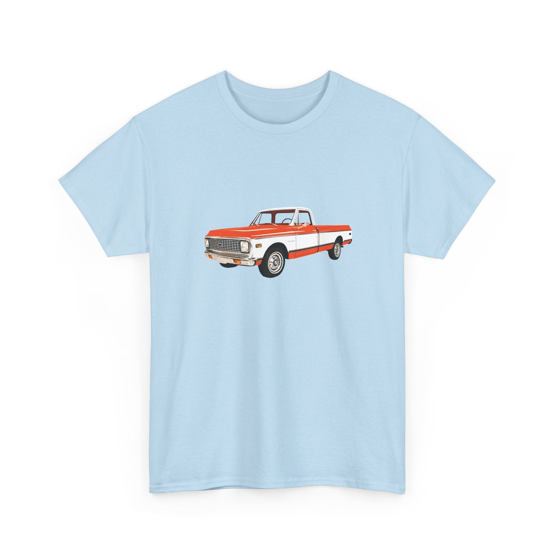 1971 Chevy C10 Cheyenne Pickup T-shirt - Cars, Trucks & Cycles - Harvey Ltd